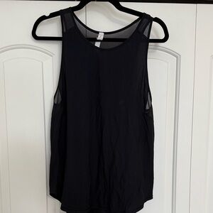 LULULEMON | sculpt tank mesh black